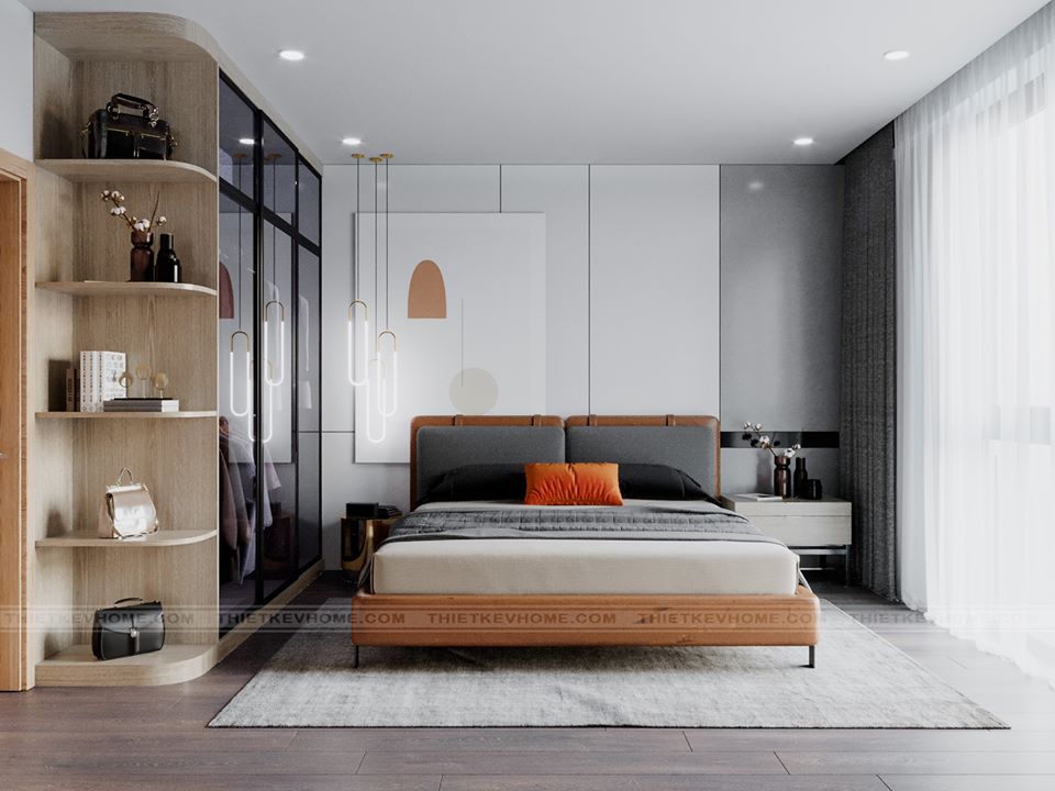 thiết kế nội thất phòng ngủ chung cư