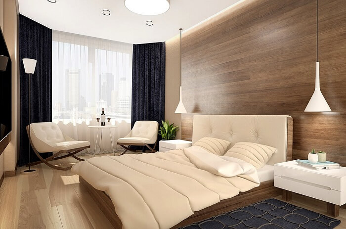 thiết kế nội thất phòng ngủ khách sạn
